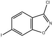 1,2-Benzisoxazole, 3-chloro-6-iodo- 구조식 이미지