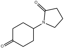 2-Pyrrolidinone, 1-(4-oxocyclohexyl)- 구조식 이미지