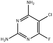 5-Chloro-6-fluoropyrimidine-2,4-diamine 구조식 이미지