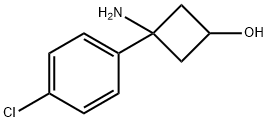 Cyclobutanol, 3-amino-3-(4-chlorophenyl)- 구조식 이미지