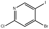 Pyridine, 4-bromo-2-chloro-5-iodo- Structure