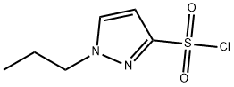 1-propyl-1{H}-pyrazole-3-sulfonyl chloride 구조식 이미지