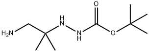 tert-Butyl 2-(1-Amino-2-methylpropan-2-yl)hydrazinecarboxylate Structure