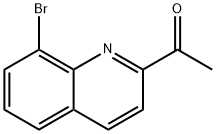 Ethanone, 1-(8-bromo-2-quinolinyl)- Structure