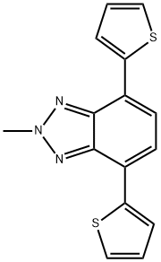 2H-Benzotriazole, 2-methyl-4,7-di-2-thienyl- Structure