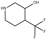 4-(TRIFLUOROMETHYL)PIPERIDIN-3-OL 구조식 이미지