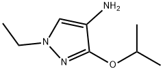 1-ethyl-3-isopropoxy-1H-pyrazol-4-amine Structure