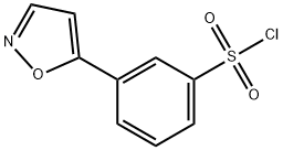 3-(1,2-oxazol-5-yl)benzene-1-sulfonyl chloride Structure