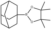 2-(Adamantan-1-yl)-4,4,5,5-tetramethyl-1,3,2-dioxaborolane 구조식 이미지
