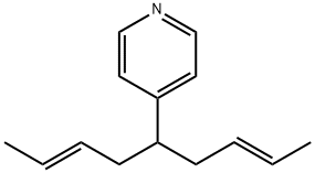 4-[(2E,7E)-nona-2,7-dien-5-yl]pyridine mixture of isomers Structure