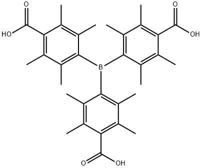 4,4',4"-boranetriyltris(2,3,5,6-tetramethylbenzoic acid) Structure