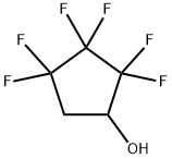 Cyclopentanol, 2,2,3,3,4,4-hexafluoro- Structure