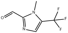 1H-Imidazole-2-carboxaldehyde, 1-methyl-5-(trifluoromethyl)- Structure