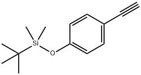 Silane, (1,1-dimethylethyl)(4-ethynylphenoxy)dimethyl- 구조식 이미지