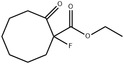 2-(Ethoxycarbonyl)-2-fluorocyclooctanone 구조식 이미지