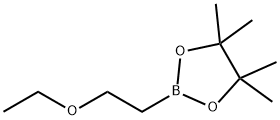 2-(2-Ethoxyethyl)-4,4,5,5-tetramethyl-1,3,2-dioxaborolane 구조식 이미지