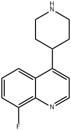 8-Fluoro-4-(4-piperidinyl)quinoline Structure