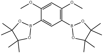 2,2'-(4,6-dimethoxy-1,3-phenylene)bis(4,4,5,5-tetramethyl-1,3,2-dioxaborolane) Structure