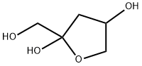 2,4-Furandiol, tetrahydro-2-(hydroxymethyl)- 구조식 이미지