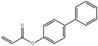 2-Propenoic acid, [1,1'-biphenyl]-4-yl ester Structure