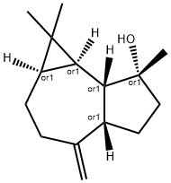 1H-Cycloprop[e]azulen-7-ol, decahydro-1,1,7-trimethyl-4-methylene-, (1aR,4aS,7R,7aR,7bR)-rel- Structure