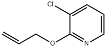 Pyridine, 3-chloro-2-(2-propen-1-yloxy)- Structure