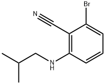 2-Bromo-6-(isobutylamino)benzonitrile Structure