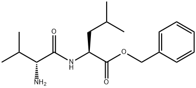 L-Leucine, N-D-valyl-, phenylmethyl ester (9CI) 구조식 이미지