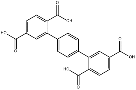 1,1':4',1"-terphenyl]-2,2",5,5"-tetracarboxylic acid 구조식 이미지