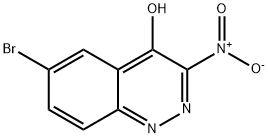 6-Bromo-3-nitro-cinnolin-4-ol Structure