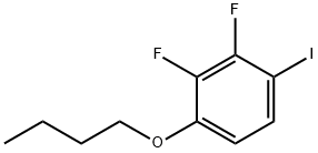 1-Butoxy-2,3-difluoro-4-iodobenzene Structure