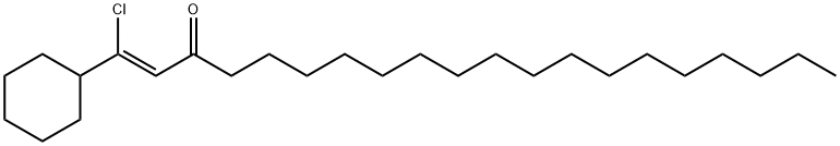 1-Eicosen-3-one, 1-chloro-1-cyclohexyl-, (1Z)- Structure