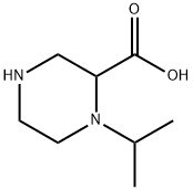 2-Piperazinecarboxylic acid, 1-(1-methylethyl)- Structure