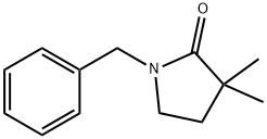 1-Benzyl-3,3-dimethylpyrrolidin-2-one Structure