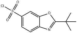 6-Benzoxazolesulfonyl chloride, 2-(1,1-dimethylethyl)- Structure