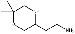 3-Morpholineethanamine,6,6-dimethyl- 구조식 이미지