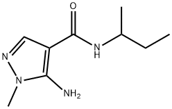 5-amino-N-(sec-butyl)-1-methyl-1H-pyrazole-4-carboxamide Structure