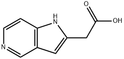 1H-Pyrrolo[3,2-c]pyridine-2-acetic acid Structure