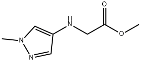 methyl N-(1-methyl-1H-pyrazol-4-yl)glycinate Structure