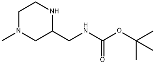 tert-butyl N-[(4-methylpiperazin-2-yl)methyl]carbamate 구조식 이미지