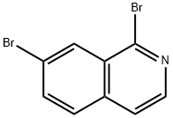 Isoquinoline, 1,7-dibromo- Structure