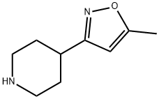 Piperidine, 4-(5-methyl-3-isoxazolyl)- Structure