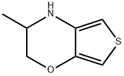 2H-Thieno[3,4-b]-1,4-oxazine, 3,4-dihydro-3-methyl- Structure