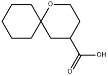 1-Oxaspiro[5.5]undecane-4-carboxylic acid 구조식 이미지