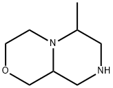 Pyrazino[2,1-c][1,4]oxazine, octahydro-6-methyl- 구조식 이미지