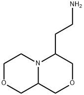 1H-[1,4]Oxazino[3,4-c][1,4]oxazine-4-ethanamine, hexahydro Structure
