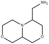 1H-[1,4]Oxazino[3,4-c][1,4]oxazine-4-methanamine, hexahydro- Structure