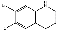 6-Quinolinol, 7-bromo-1,2,3,4-tetrahydro- Structure