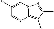 Pyrazolo[1,5-a]pyrimidine, 6-bromo-2,3-dimethyl- 구조식 이미지
