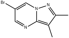 Pyrazolo[1,5-a]pyrimidine, 6-bromo-2,3-dimethyl- Structure